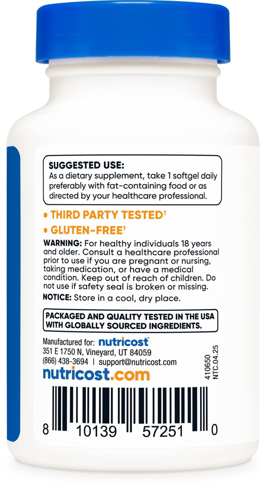 Nutricost Astaxanthin 12Mg, 30 Softgel Capsules - Gluten Free and Non-Gmo