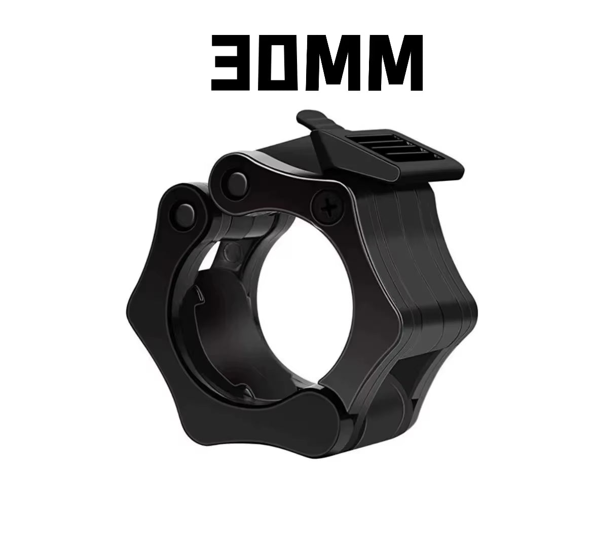 Premium Barbell Collar Lock Clips - Secure Dumbbell Clamps for Weight Lifting (28mm, 30mm, 25mm)