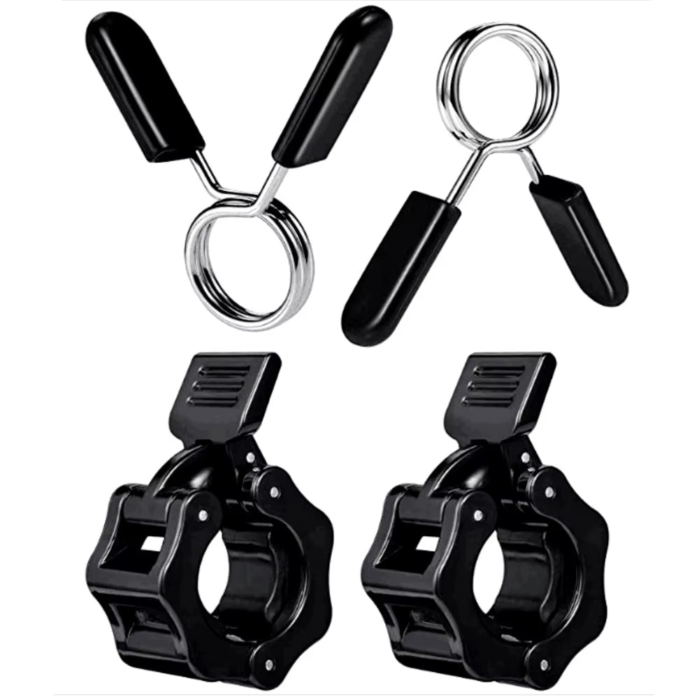 Premium Barbell Collar Lock Clips - Secure Dumbbell Clamps for Weight Lifting (28mm, 30mm, 25mm)