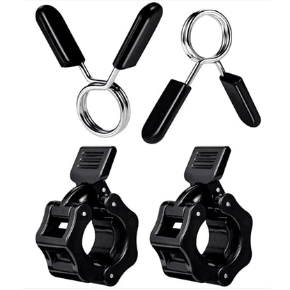 Premium Barbell Collar Lock Clips - Secure Dumbbell Clamps for Weight Lifting (28mm, 30mm, 25mm)
