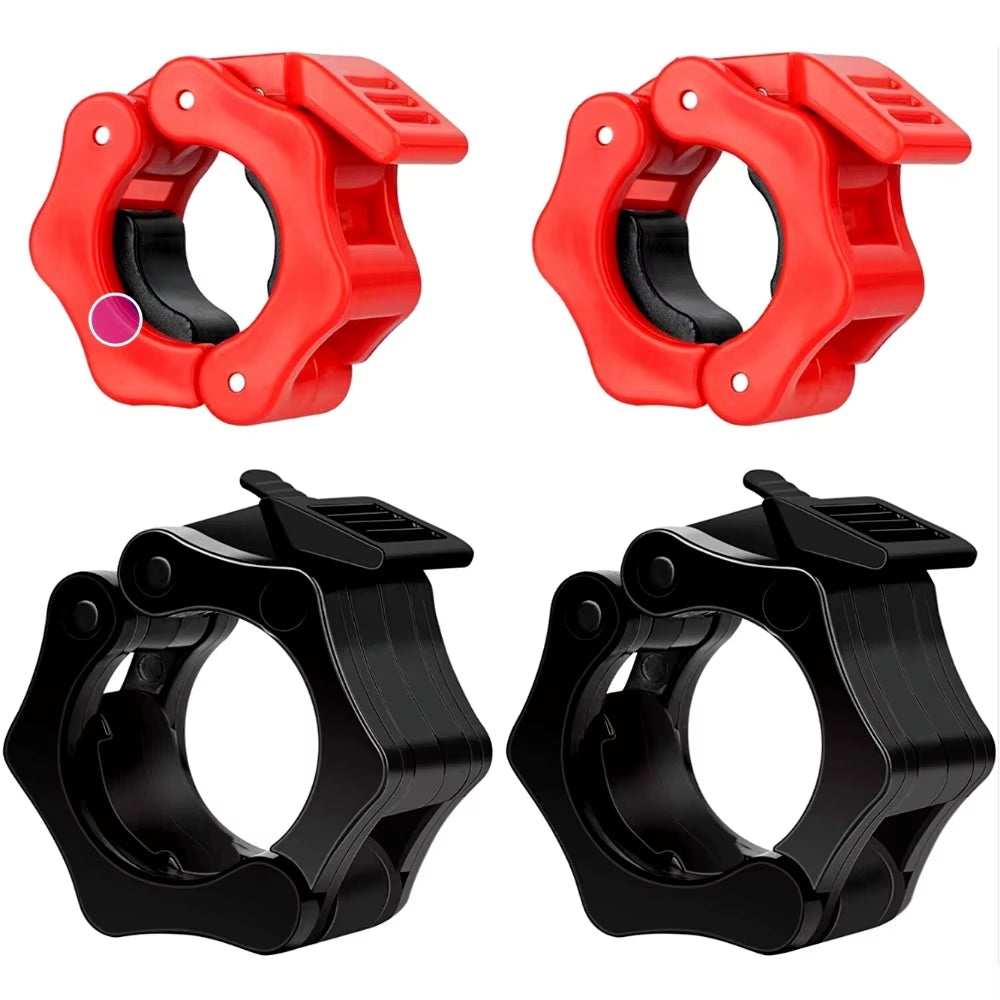 Premium Barbell Collar Lock Clips - Secure Dumbbell Clamps for Weight Lifting (28mm, 30mm, 25mm)