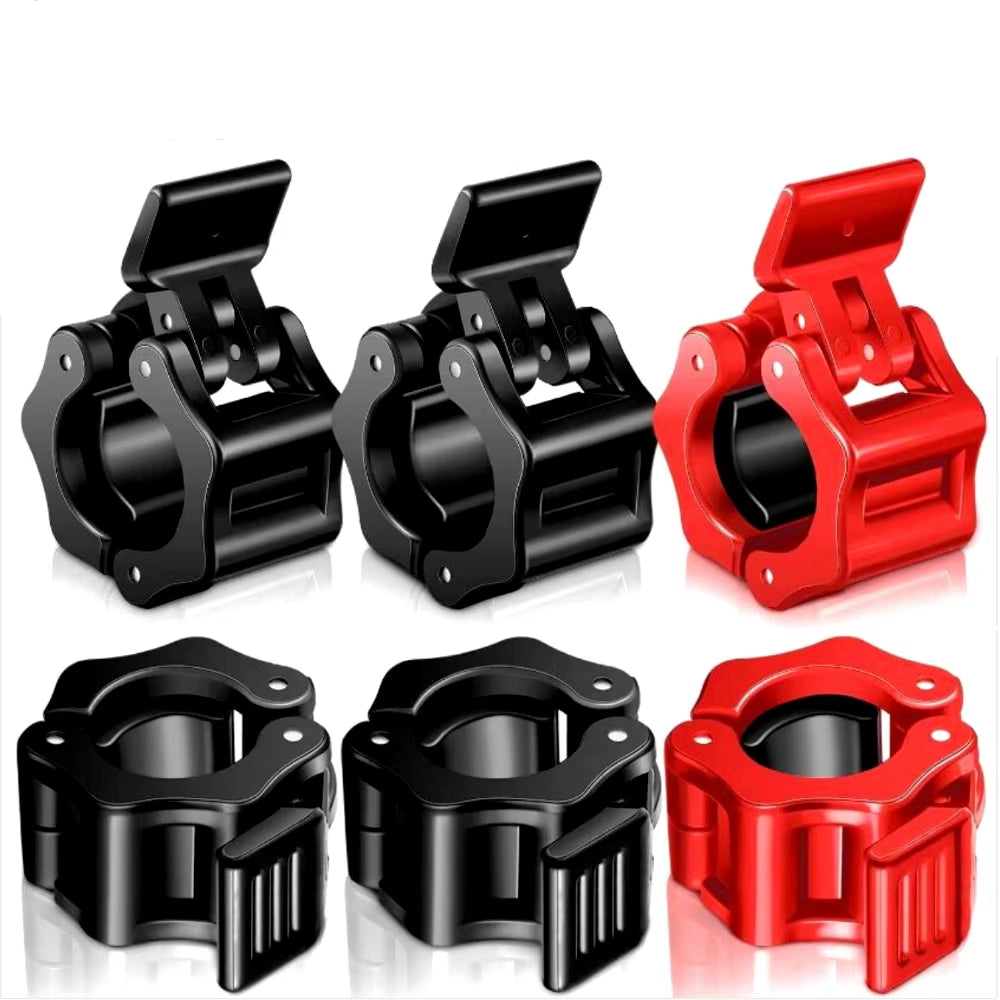 Premium Barbell Collar Lock Clips - Secure Dumbbell Clamps for Weight Lifting (28mm, 30mm, 25mm)
