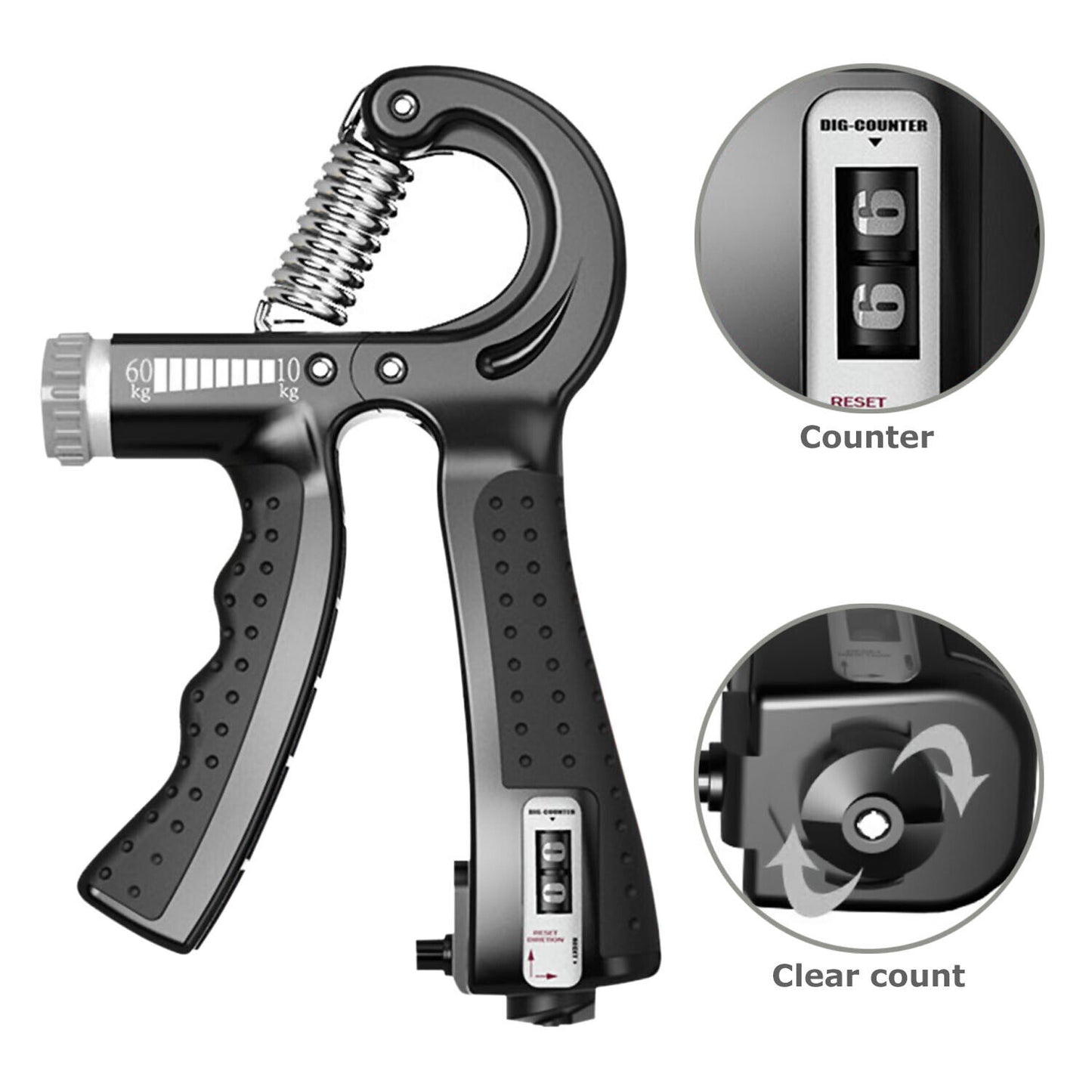 Adjustable Hand Grip Strengthener - Ultimate Power Trainer for Enhanced Grip and Forearm Strength