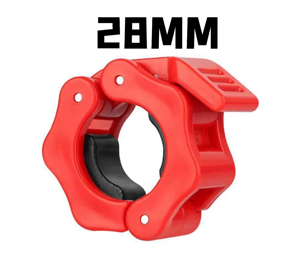 Premium Barbell Collar Lock Clips - Secure Dumbbell Clamps for Weight Lifting (28mm, 30mm, 25mm)