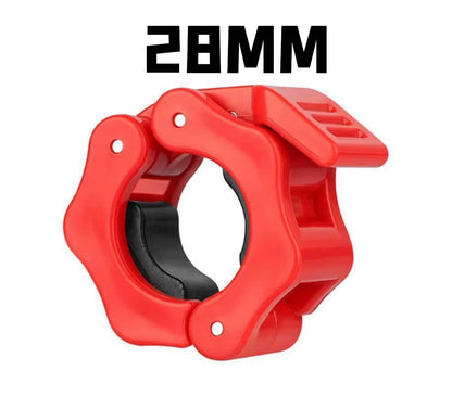 Premium Barbell Collar Lock Clips - Secure Dumbbell Clamps for Weight Lifting (28mm, 30mm, 25mm)