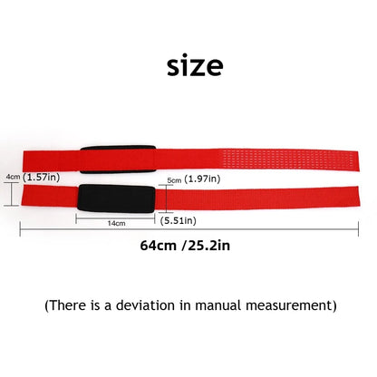 Weightlifting Wrist Straps Strength Training Adjustable Non-Slip Gym Fitness Lifting Strap Wrist Support Grip Band